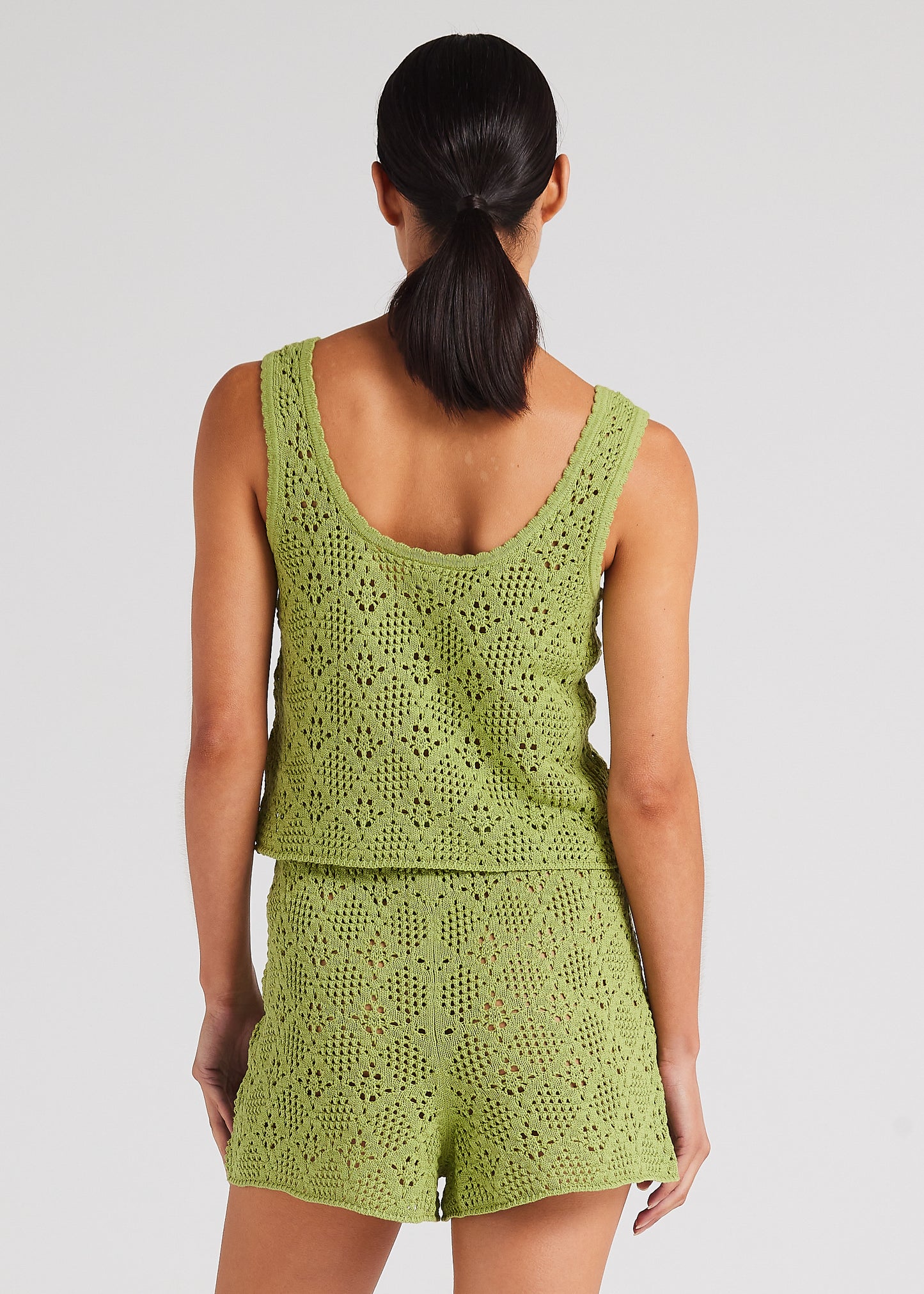 Messina Knit Singlet Top - Daiquiri