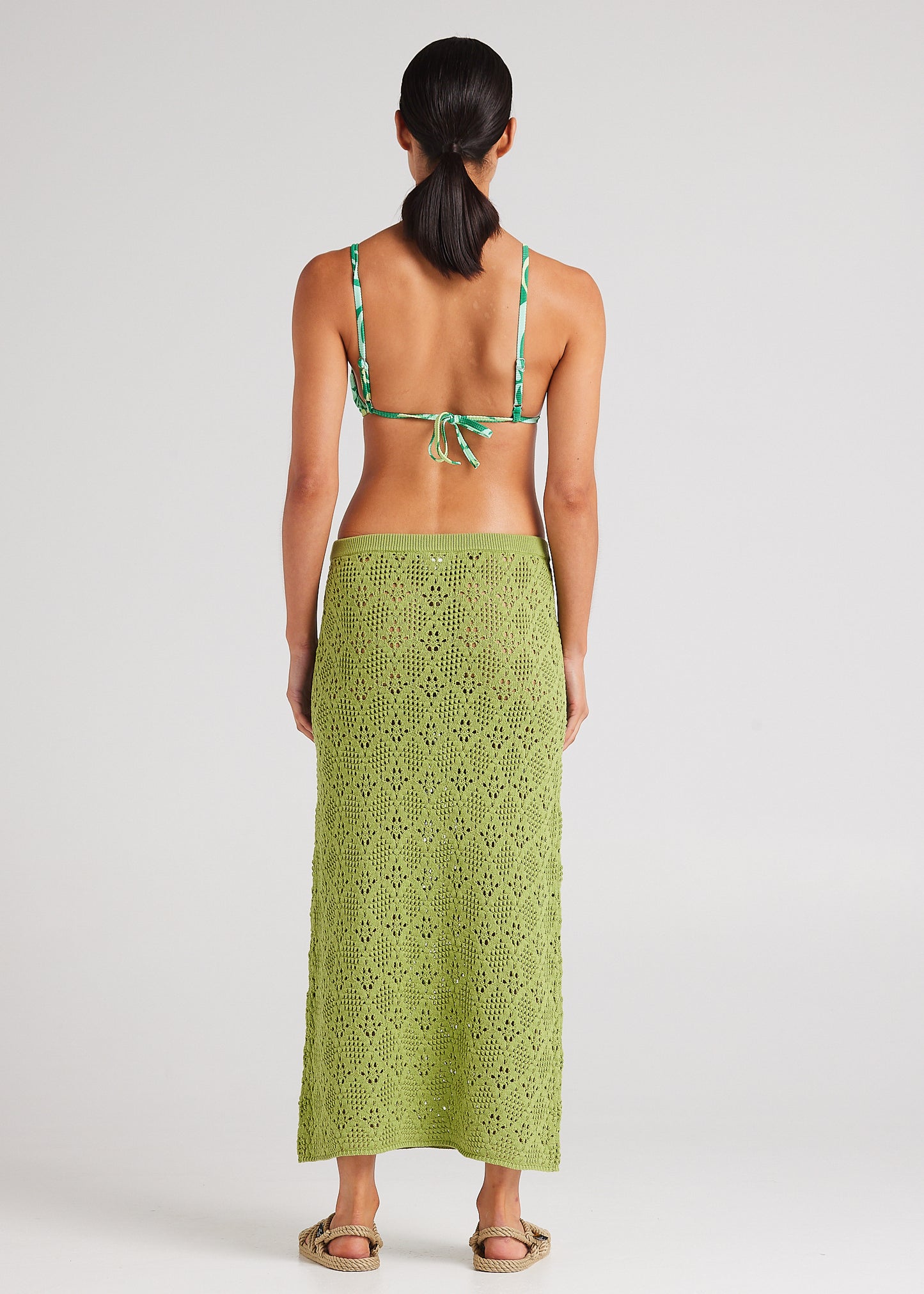 Messina Knit Maxi Skirt - Daiquiri