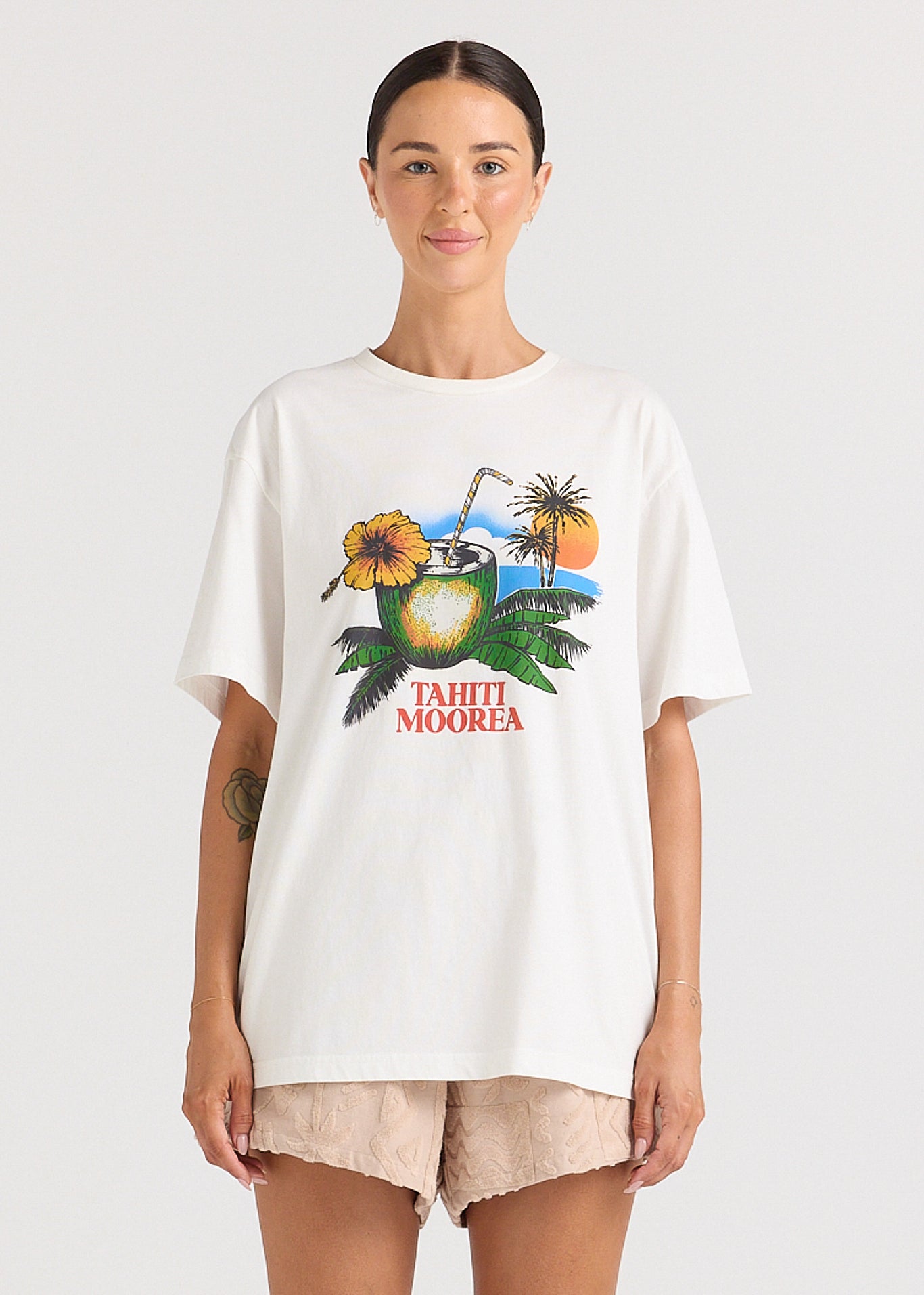 Tahiti Tee - Vanilla