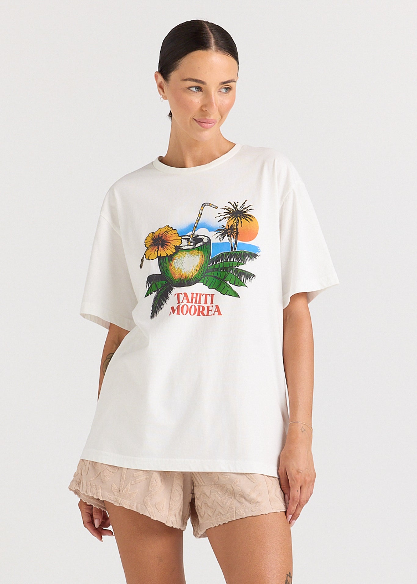 Tahiti Tee - Vanilla