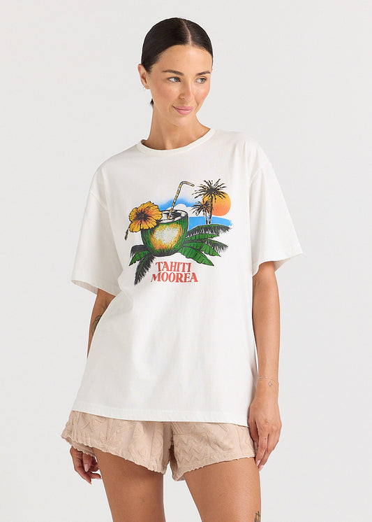 Tahiti Tee - Vanilla