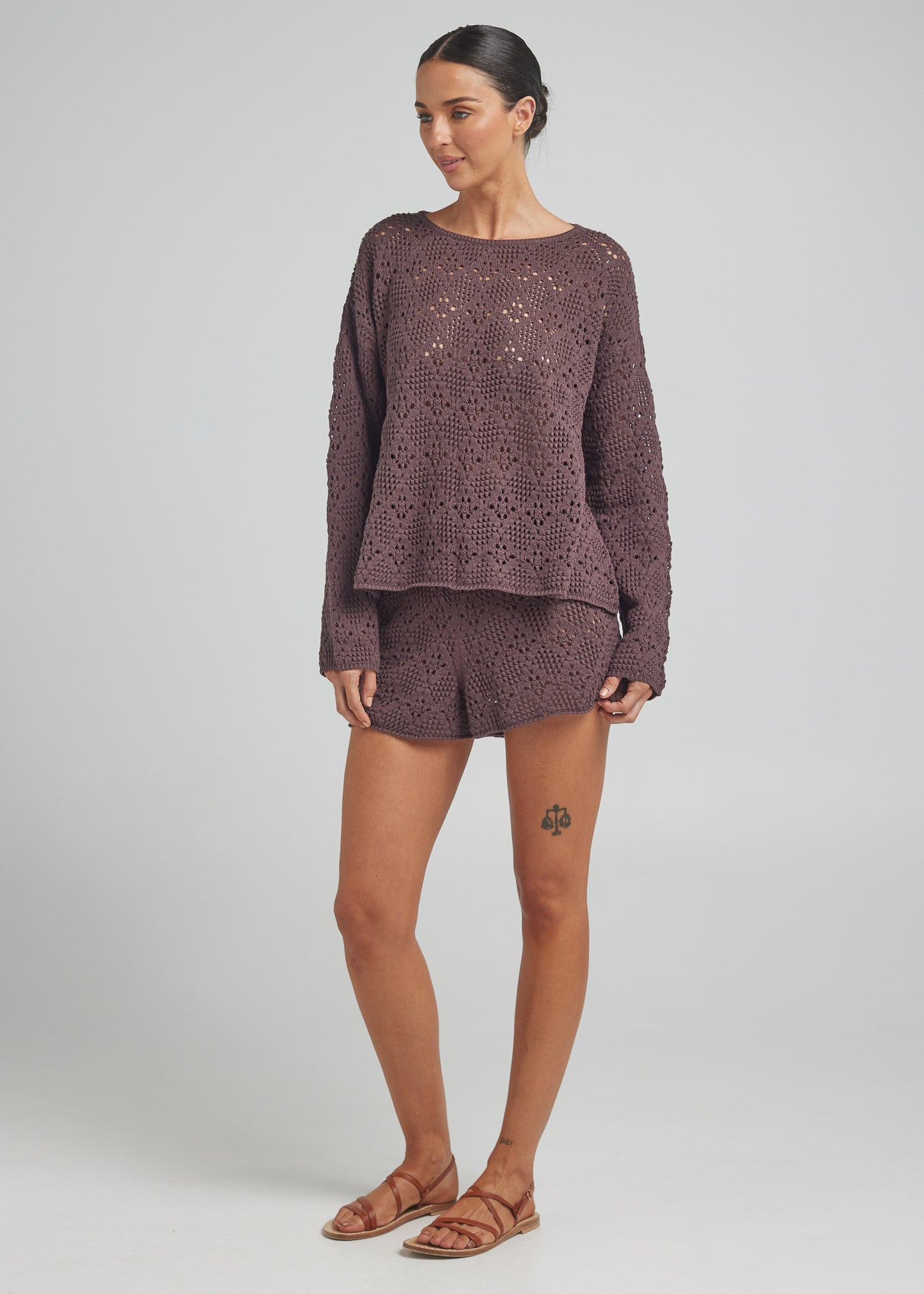 Messina Knit Short - Coco