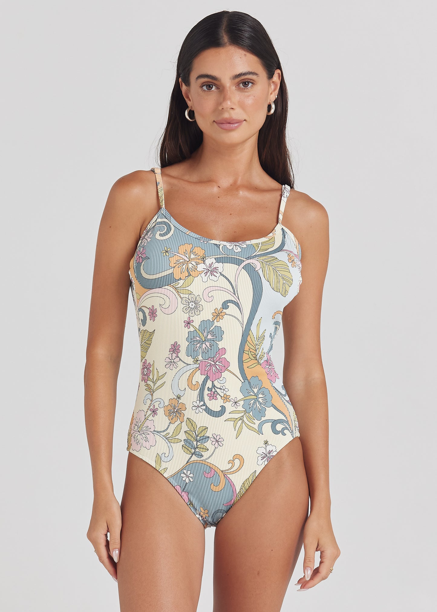 Waimea Singlet One Piece Swimsuit - Dawn