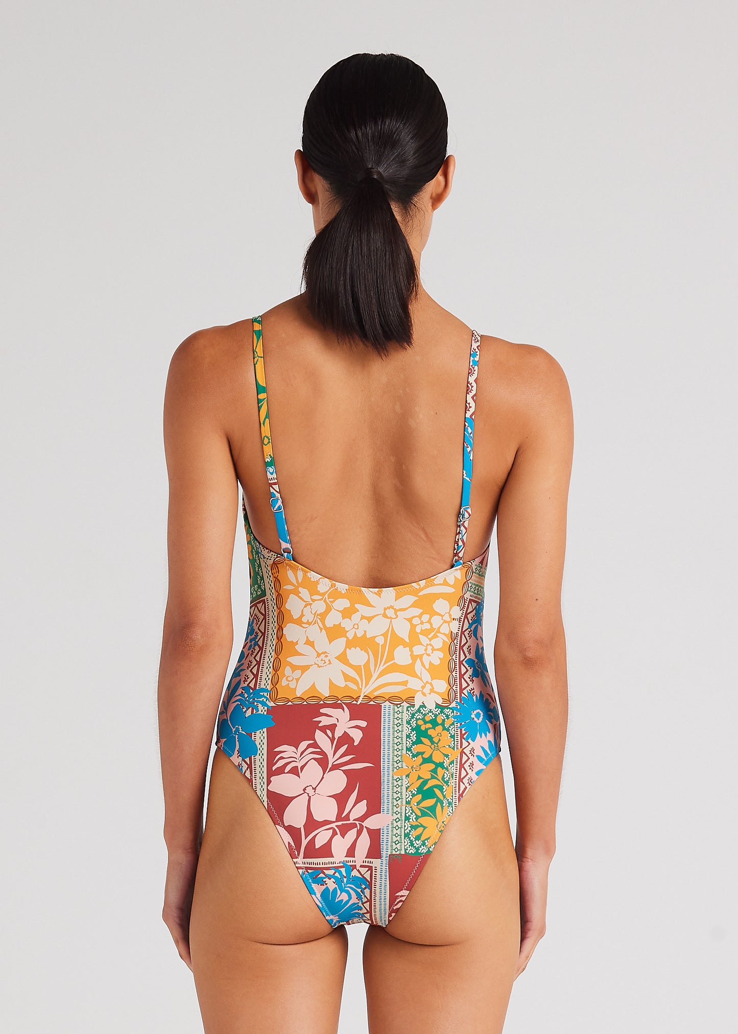 Wildflower Singlet One Piece Swimsuit - Sunshine