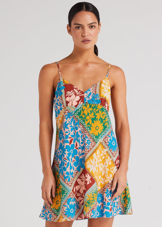 Wildflower Slip Bias Dress - Sunshine